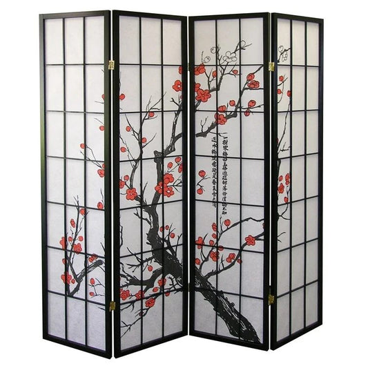 Room Divider Traditional Tree Design On Canvas - 180cm x 180cm