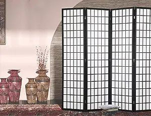 Room Divider Canvas With Wooden Frame - 4 Panel - 180cm x 180cm