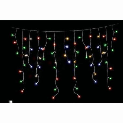 200 Multi Colour Battery Operated LED ICICLE Lights with Timer Function