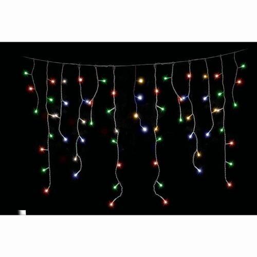 200 Multi Colour Battery Operated LED ICICLE Lights with Timer Function