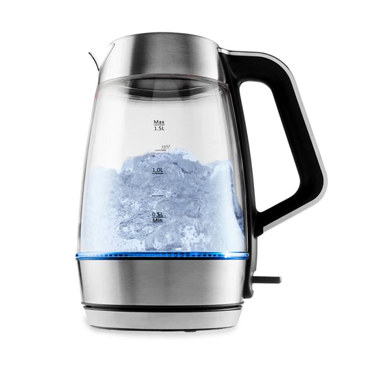 1.5L Crystal Clear Kettle With LED Function