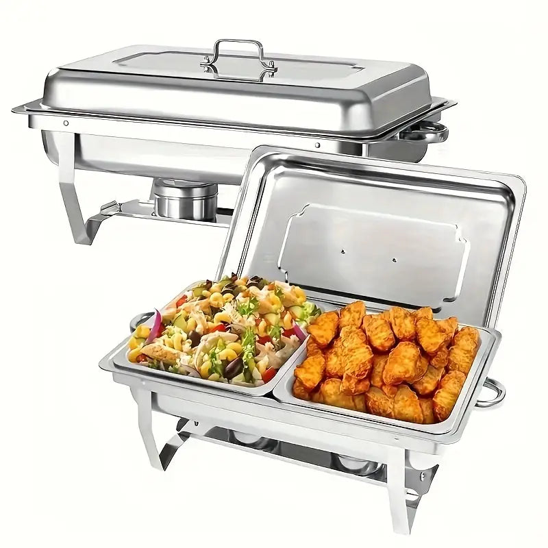 Chafing Dish Stainless Steel - Double Pan - 12L