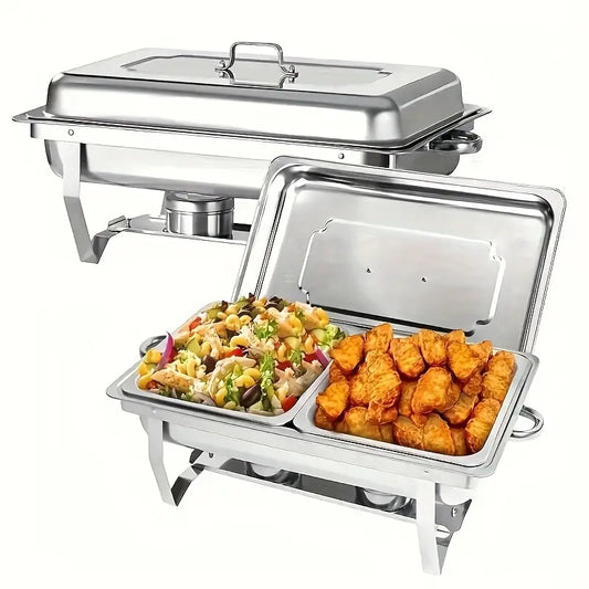 Chafing Dish Stainless Steel - Double Pan - 12L
