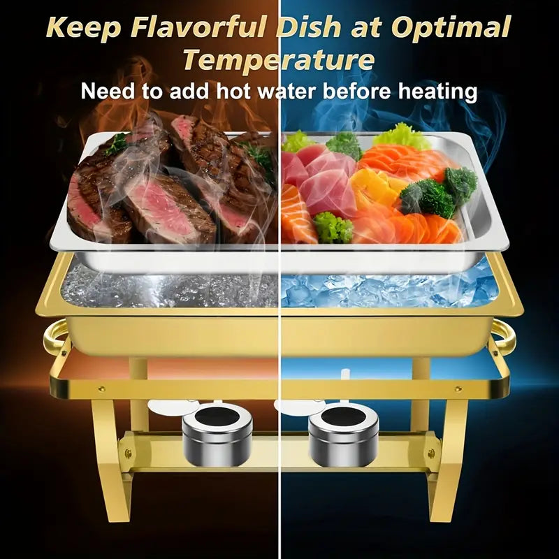 Chafing Dish Stainless Steel - 12L - GOLD