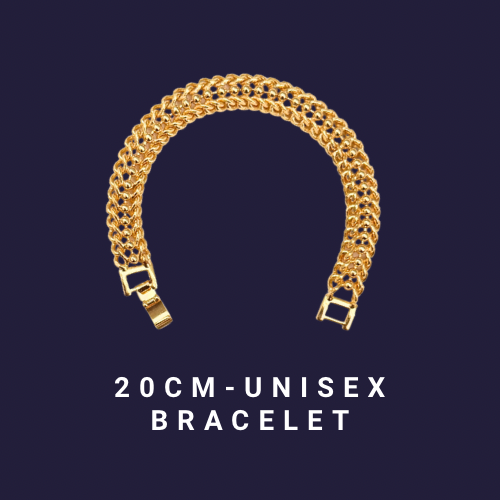 Timeless Shine, Effortless Style 20 cm Unisex Bracelet