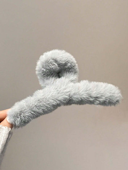 Women Cute Plush Lightweight Hair Clips - 1 Pcs