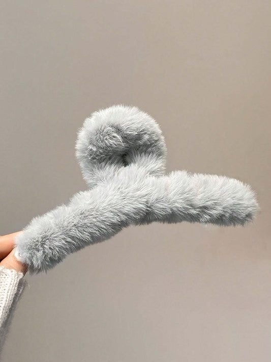 Women Cute Plush Lightweight Hair Clips - 1 Pcs
