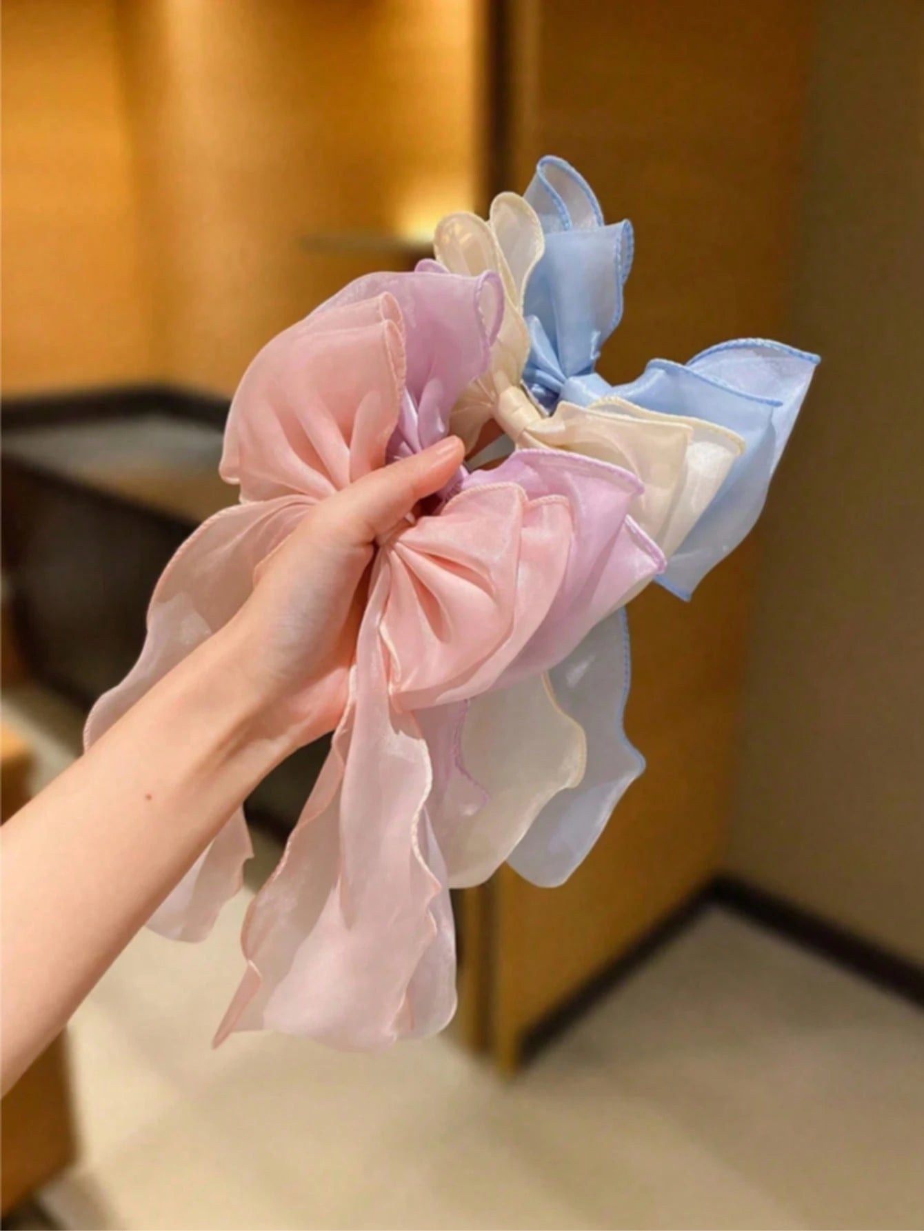 Bohemia Satin Hair Bow Set 🎀🎗️