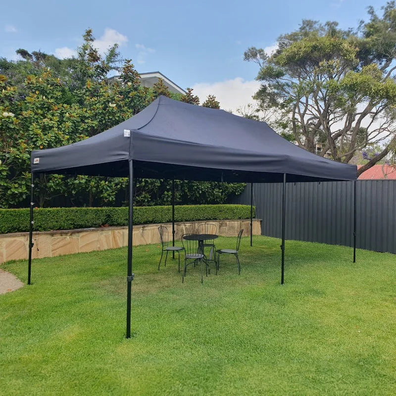 3M x 6M - 40MM Hexagonal Heavy Duty Marquee With Automatic Rack