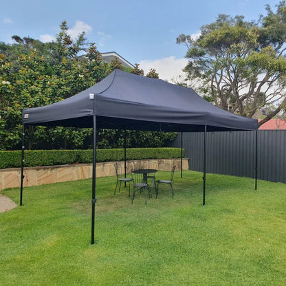 3M x 6M - 40MM Hexagonal Heavy Duty Marquee With Automatic Rack