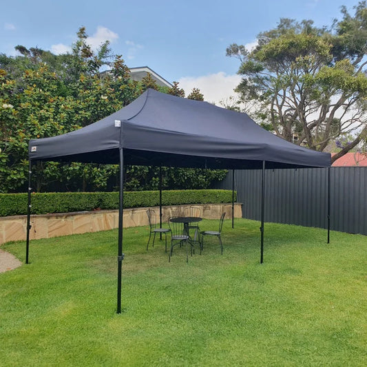 3M x 6M - 40MM Hexagonal Heavy Duty Marquee With Automatic Rack