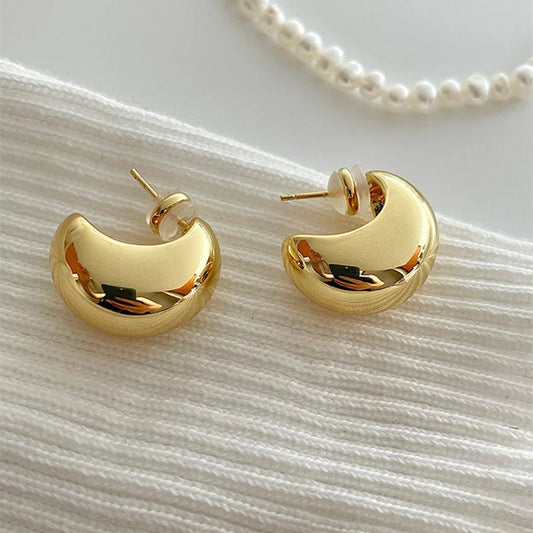Minimalist Geometric Teardrop Earrings