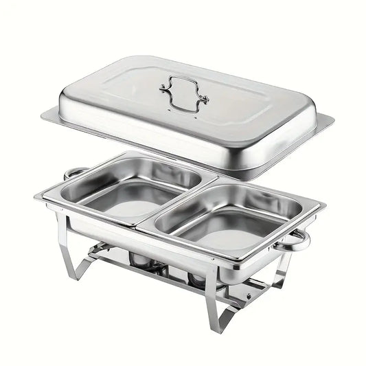 Chafing Dish Stainless Steel - Double Pan - 12L