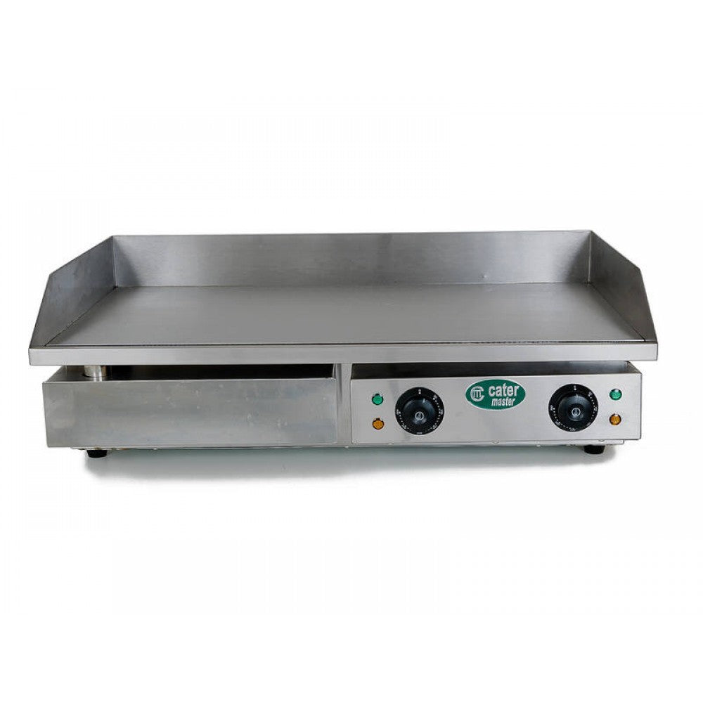 Flat Top Hotplate Grill 4.4kW (2x 2.2kW) - 730x500mm Benchtop Hot Plate Griddle