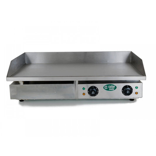 Flat Top Hotplate Grill 4.4kW (2x 2.2kW) - 730x500mm Benchtop Hot Plate Griddle