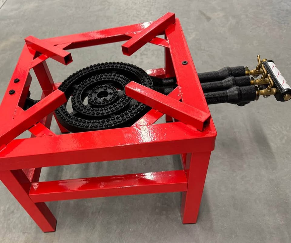 3 Ring High Pressure Burner With Heavy  Duty Stand