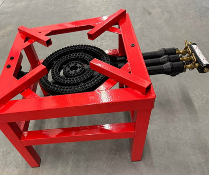 3 Ring High Pressure Burner With Heavy  Duty Stand